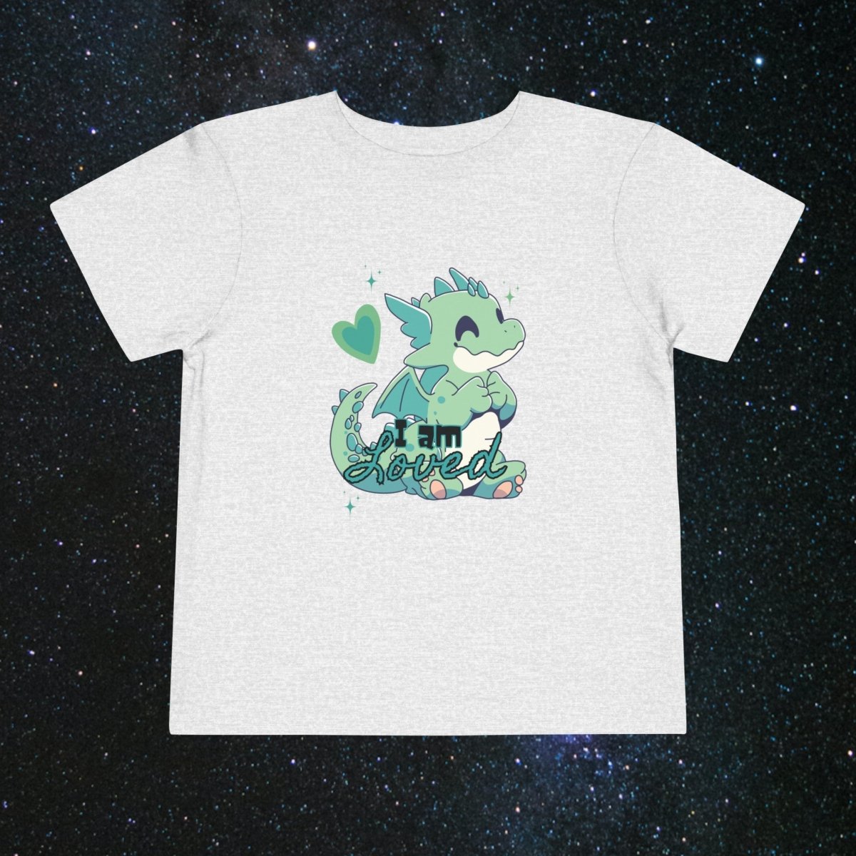 'Celestial Dragon' Embrace Toddler Tee - MindLight Apparel - 'Celestial Dragon' Embrace Toddler Tee - Athletic Heather - 2T -