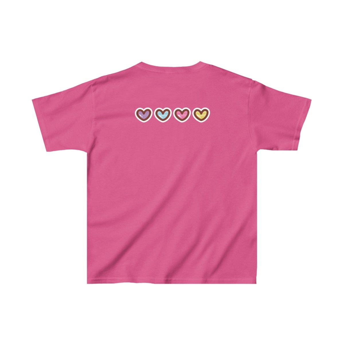 'Celestial Dragon' Pink Embrace Kids Tee - MindLight Apparel - 'Celestial Dragon' Pink Embrace Kids Tee - XS - Sapphire -