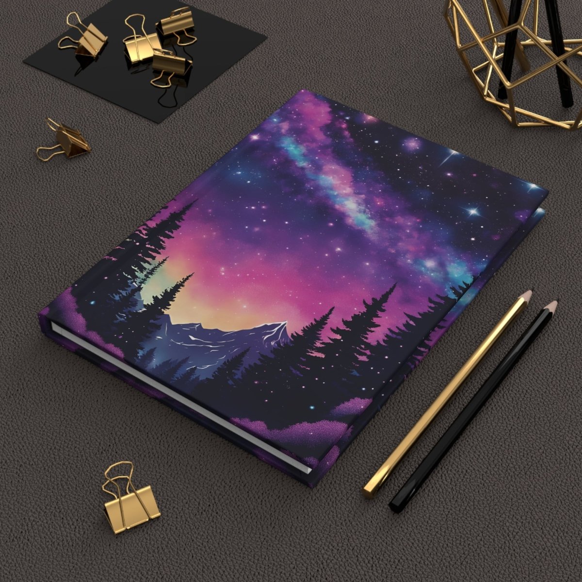 Celestial Reflections Hardcover Journal - MindLight Apparel - Celestial Reflections Hardcover Journal - Journal -