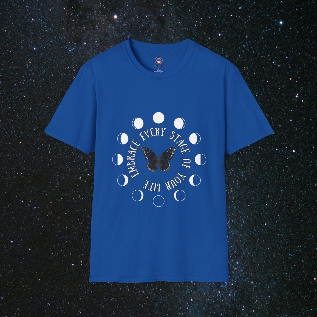 'Chrysalis' - Softstyle Women's Tee - MindLight Apparel - 'Chrysalis' - Softstyle Women's Tee - Royal - S -