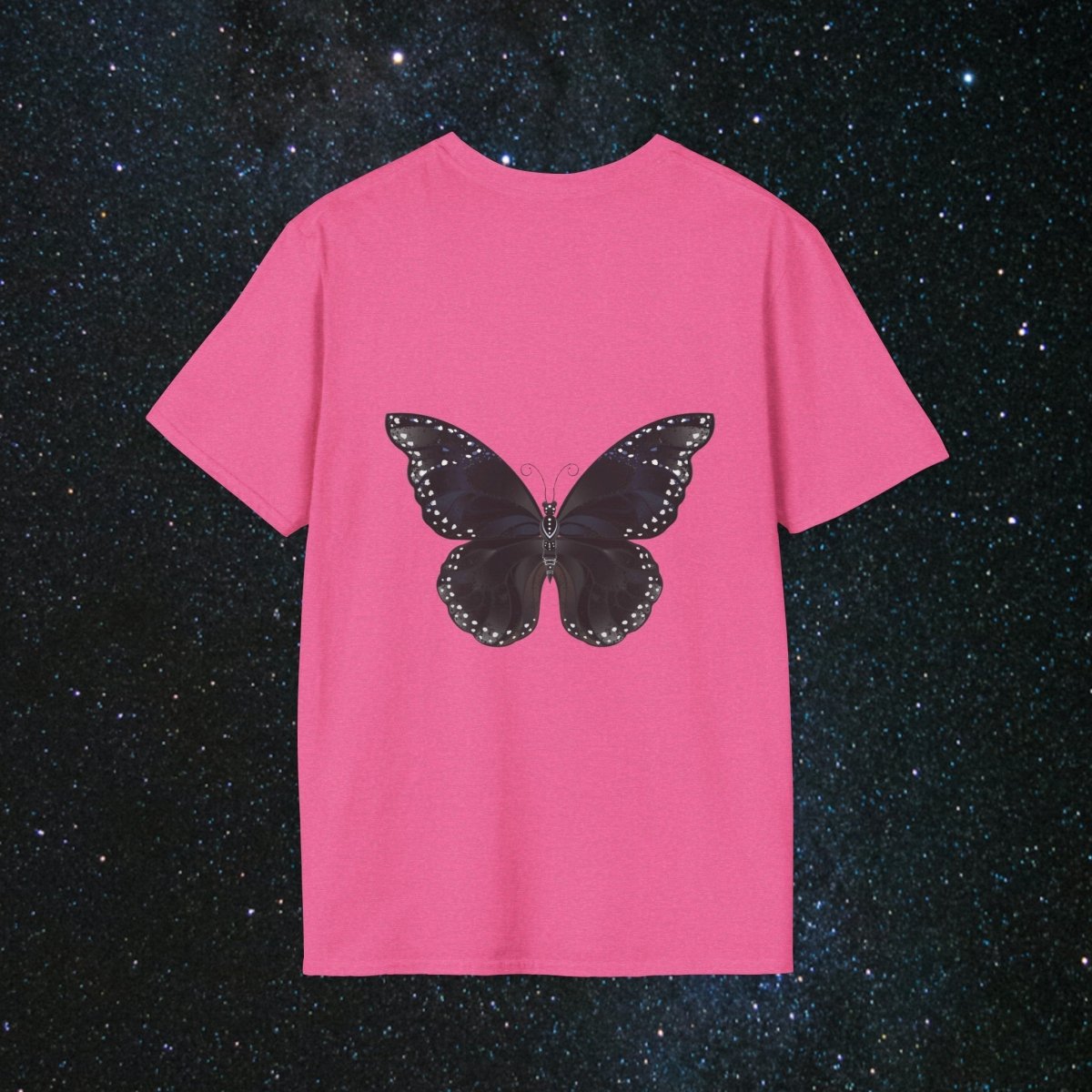 'Chrysalis' - Softstyle Women's Tee - MindLight Apparel - 'Chrysalis' - Softstyle Women's Tee - Heather Heliconia - S -
