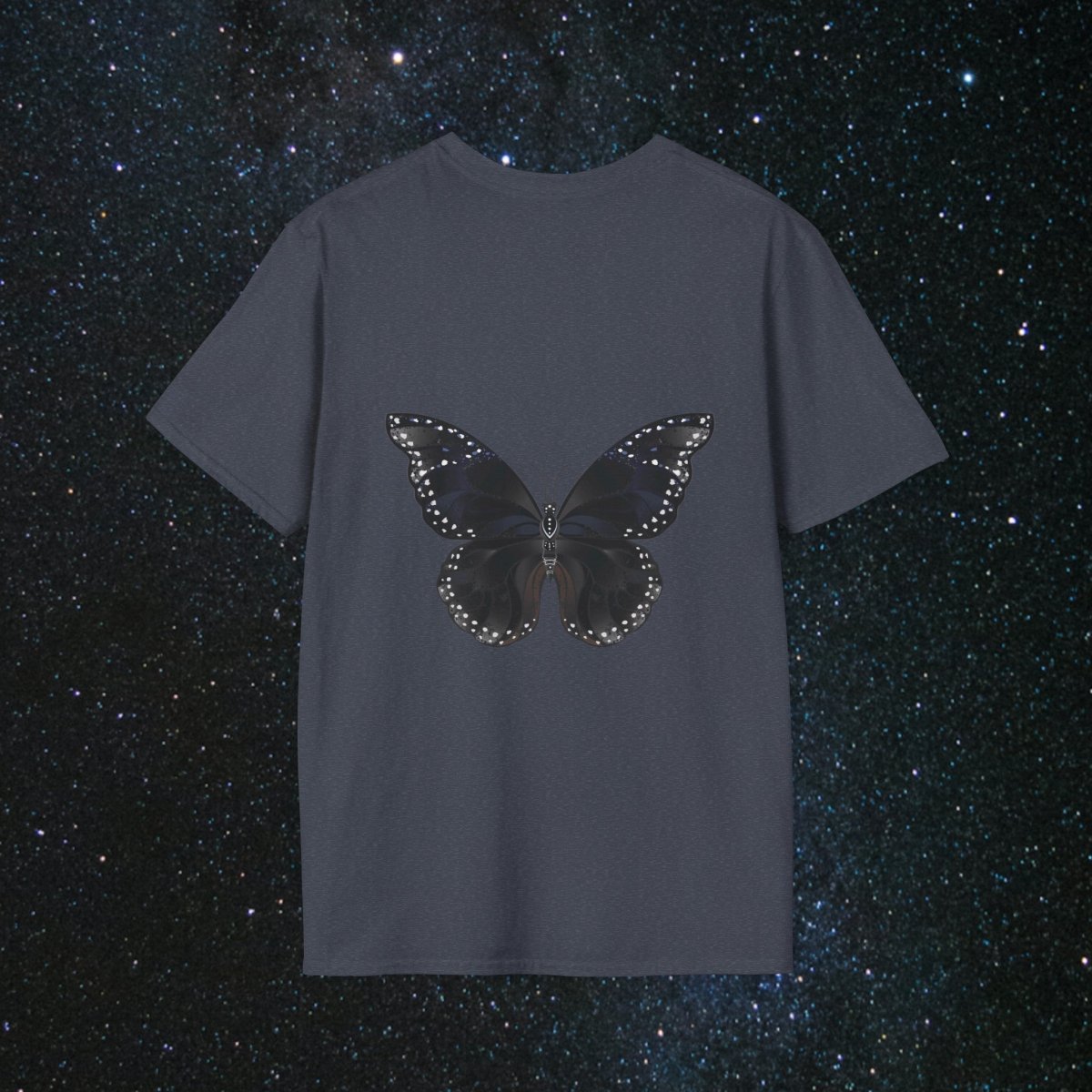 'Chrysalis' - Softstyle Women's Tee - MindLight Apparel - 'Chrysalis' - Softstyle Women's Tee - Heather Heliconia - S -