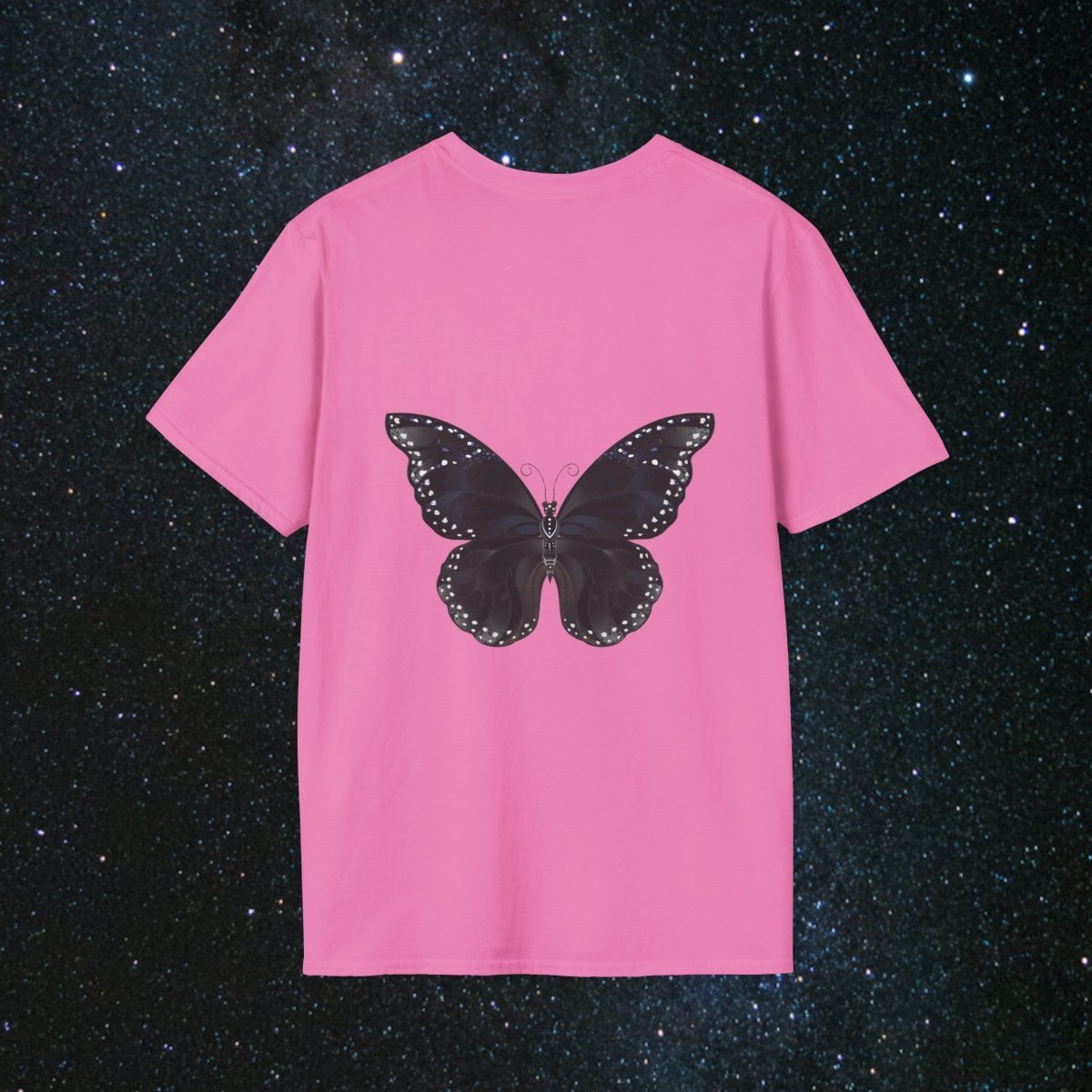 'Chrysalis' - Softstyle Women's Tee - MindLight Apparel - 'Chrysalis' - Softstyle Women's Tee - Heather Heliconia - S -