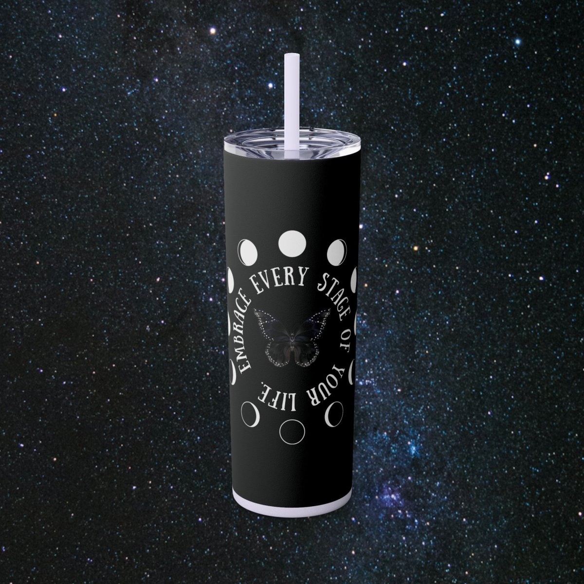 Chrysalis Tumbler - MindLight Apparel - Chrysalis Tumbler - Glossy - Glitter Lilac -