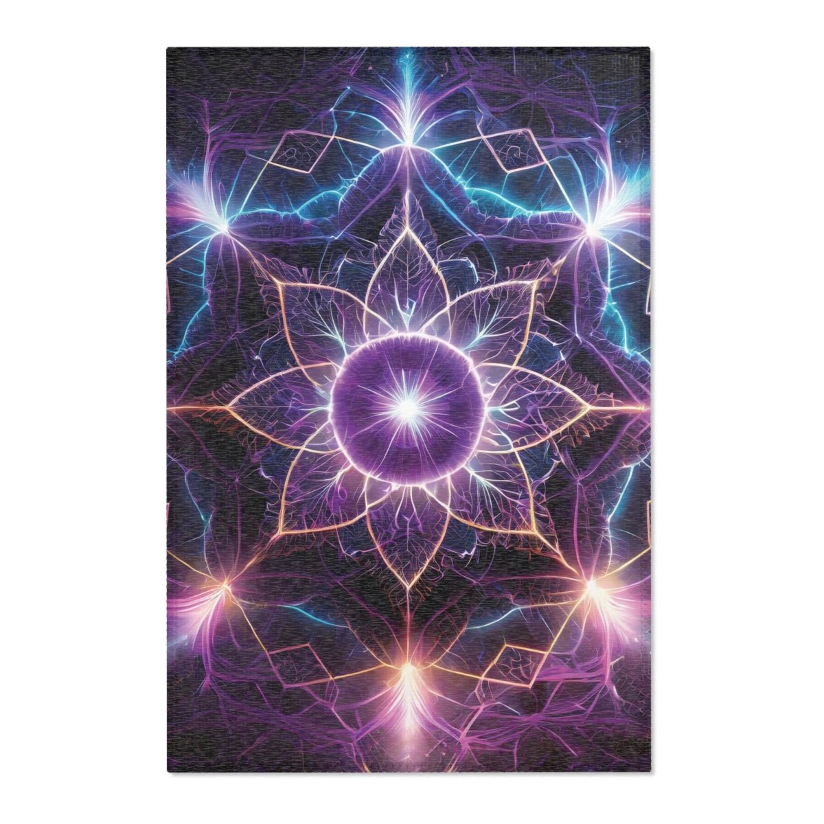 Cosmic Mandala Area Rug - MindLight Apparel - Cosmic Mandala Area Rug - 24" × 36" - -