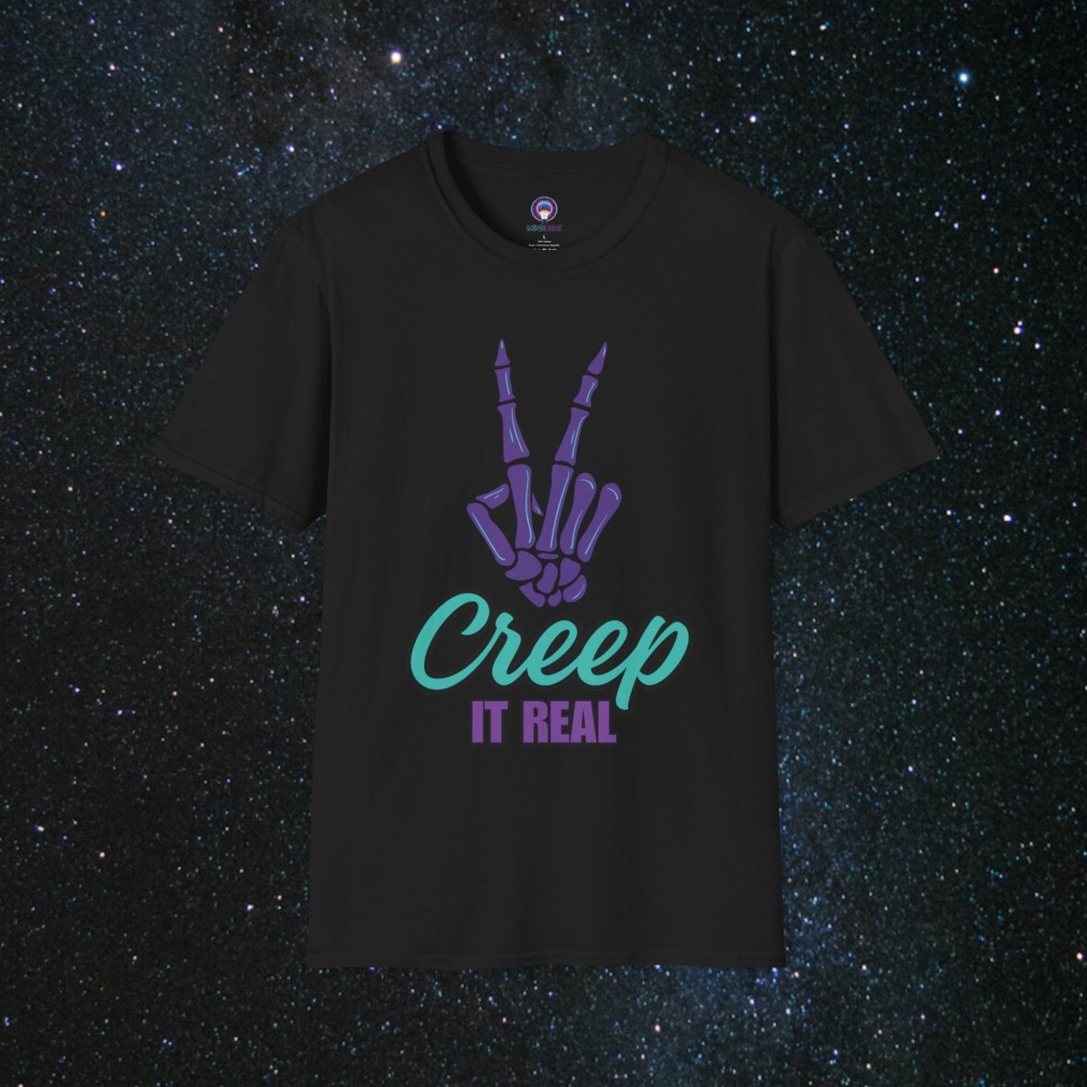 Creep It Real Unisex Softstyle T - Shirt - MindLight Apparel - Creep It Real Unisex Softstyle T - Shirt - Black - XS -