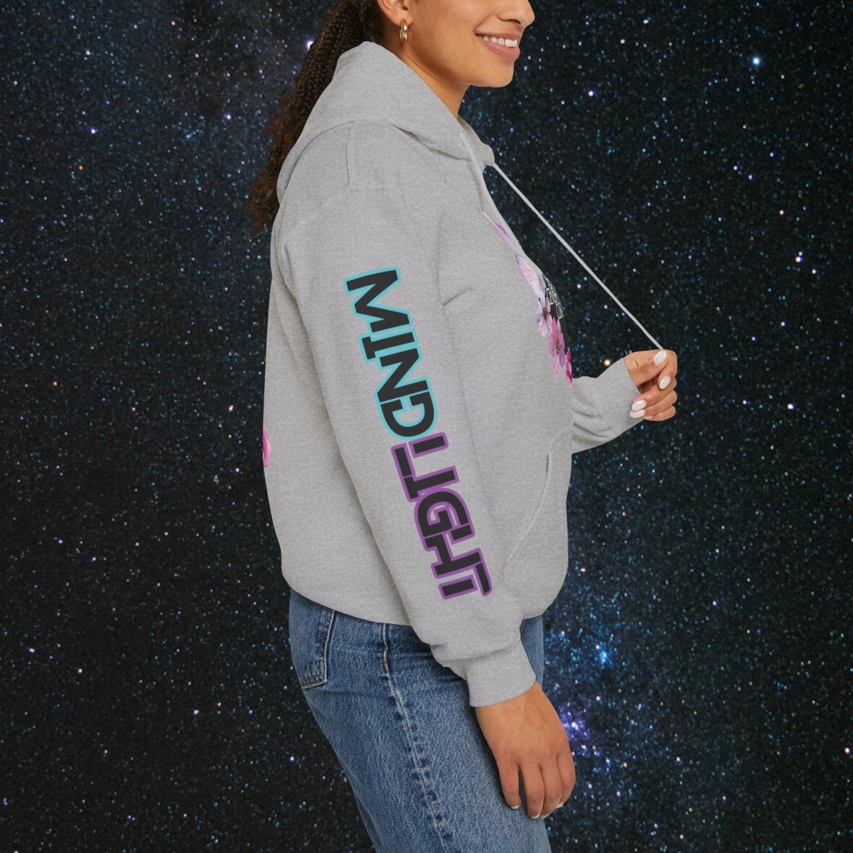 Curse Breaker Women's Hoodie - MindLight Apparel - Curse Breaker Women's Hoodie - Antique Sapphire - S -