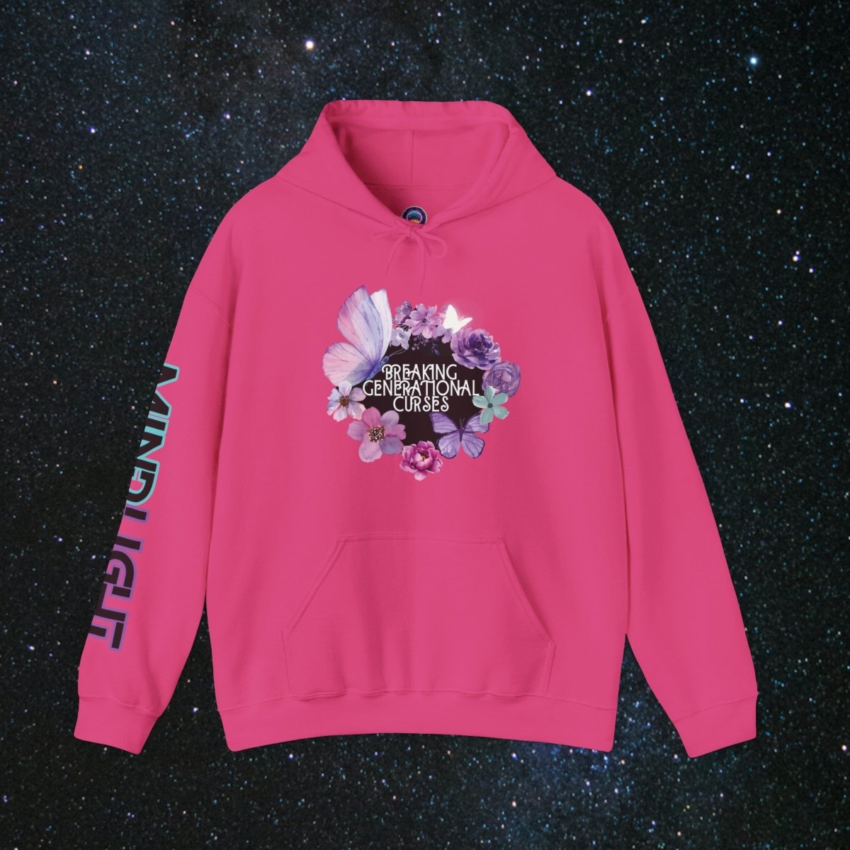Curse Breaker Women's Hoodie - MindLight Apparel - Curse Breaker Women's Hoodie - Heliconia - S -