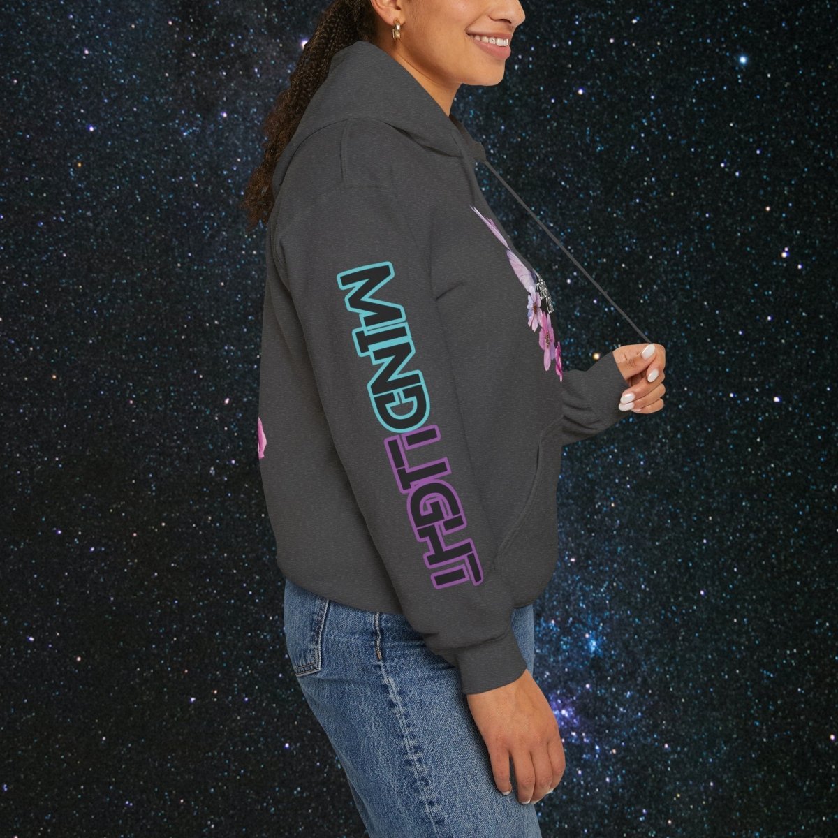 Curse Breaker Women's Hoodie - MindLight Apparel - Curse Breaker Women's Hoodie - Antique Sapphire - S -