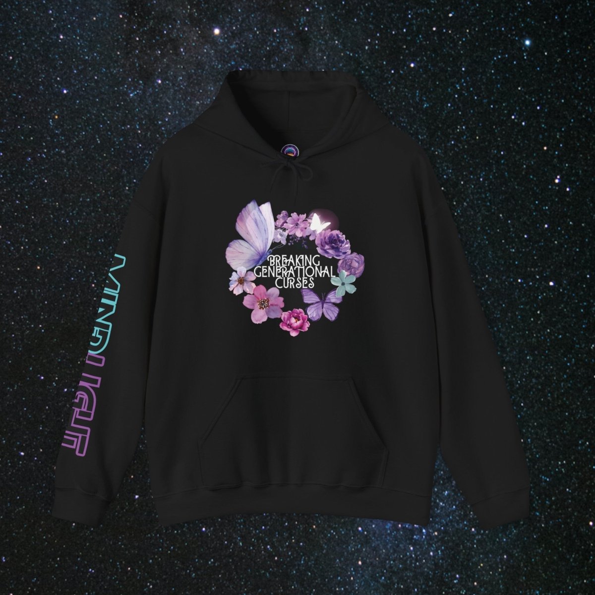 Curse Breaker Women's Hoodie - MindLight Apparel - Curse Breaker Women's Hoodie - Black - S -