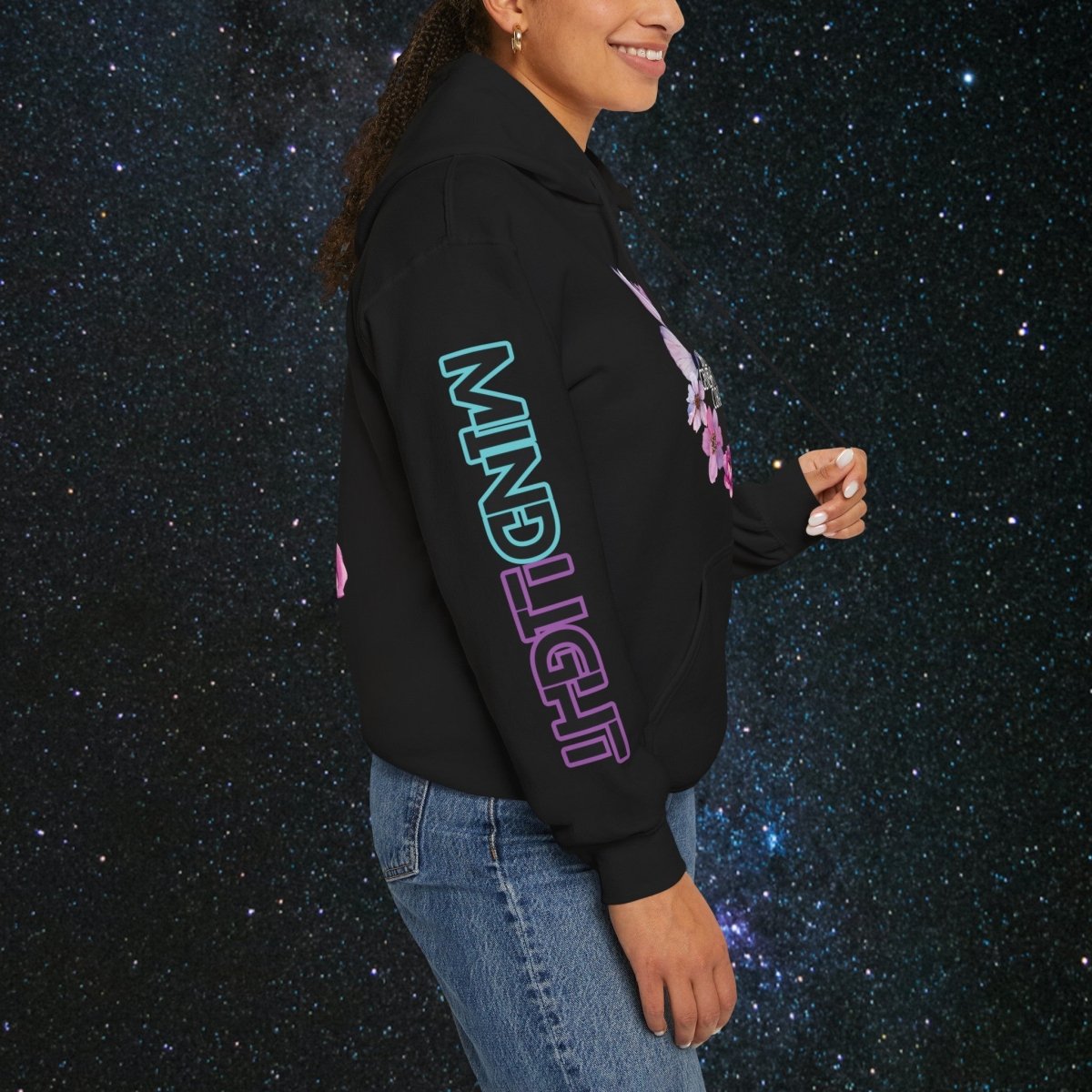 Curse Breaker Women's Hoodie - MindLight Apparel - Curse Breaker Women's Hoodie - Antique Sapphire - S -