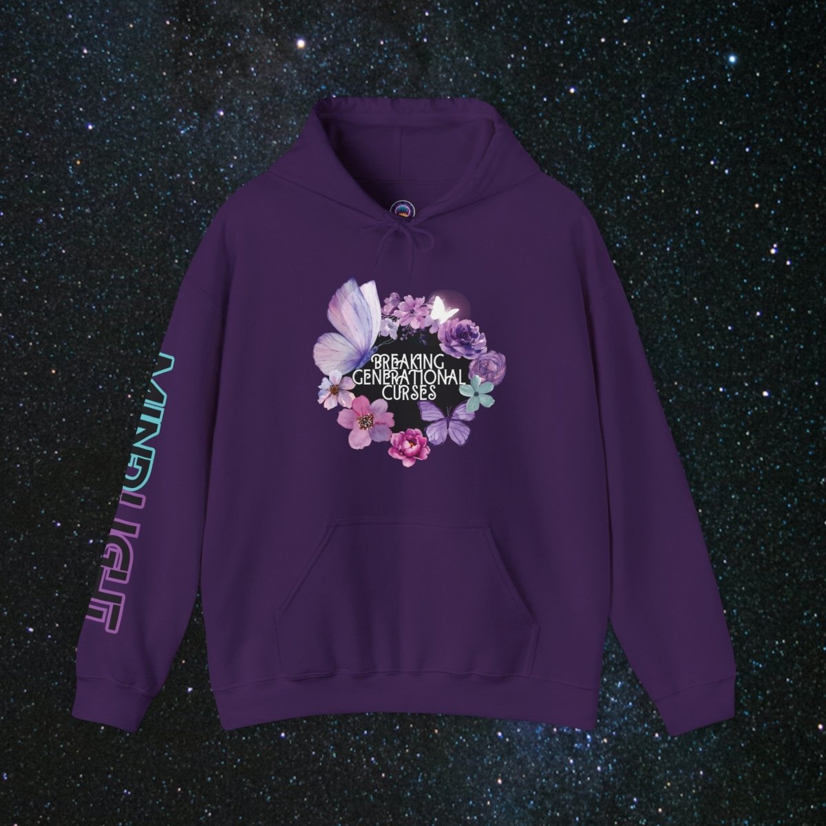 Curse Breaker Women's Hoodie - MindLight Apparel - Curse Breaker Women's Hoodie - Purple - S -