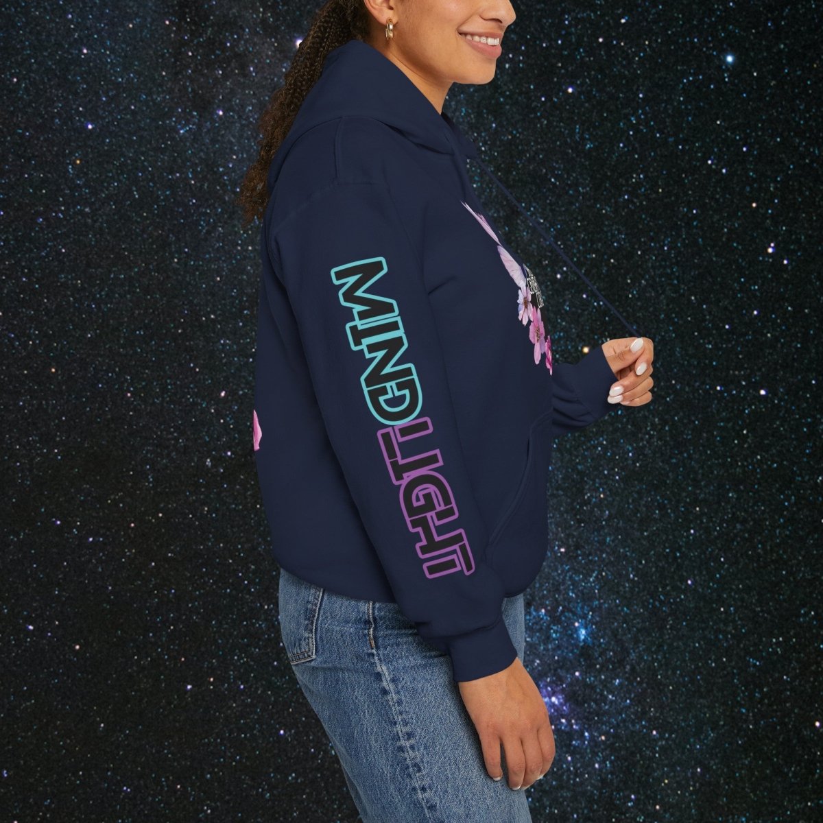 Curse Breaker Women's Hoodie - MindLight Apparel - Curse Breaker Women's Hoodie - Antique Sapphire - S -