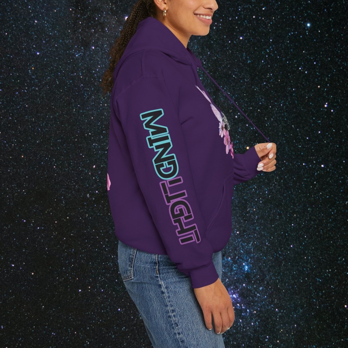 Curse Breaker Women's Hoodie - MindLight Apparel - Curse Breaker Women's Hoodie - Antique Sapphire - S -