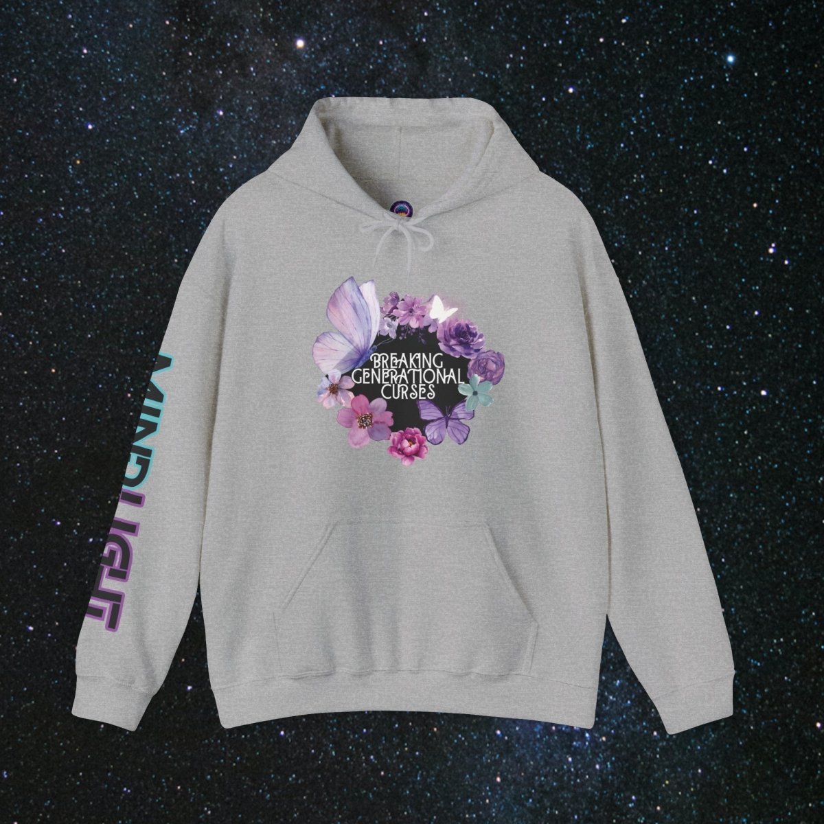 Curse Breaker Women's Hoodie - MindLight Apparel - Curse Breaker Women's Hoodie - Sport Grey - S -
