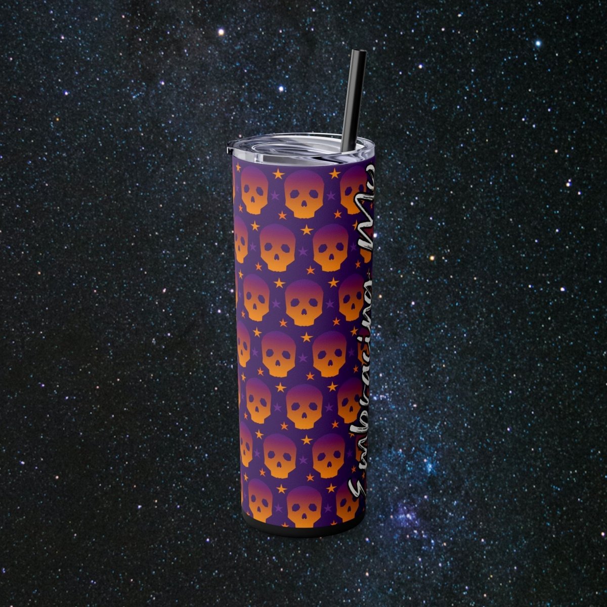 Dark Side Glossy Tumbler - MindLight Apparel - Dark Side Glossy Tumbler - Glossy - White -