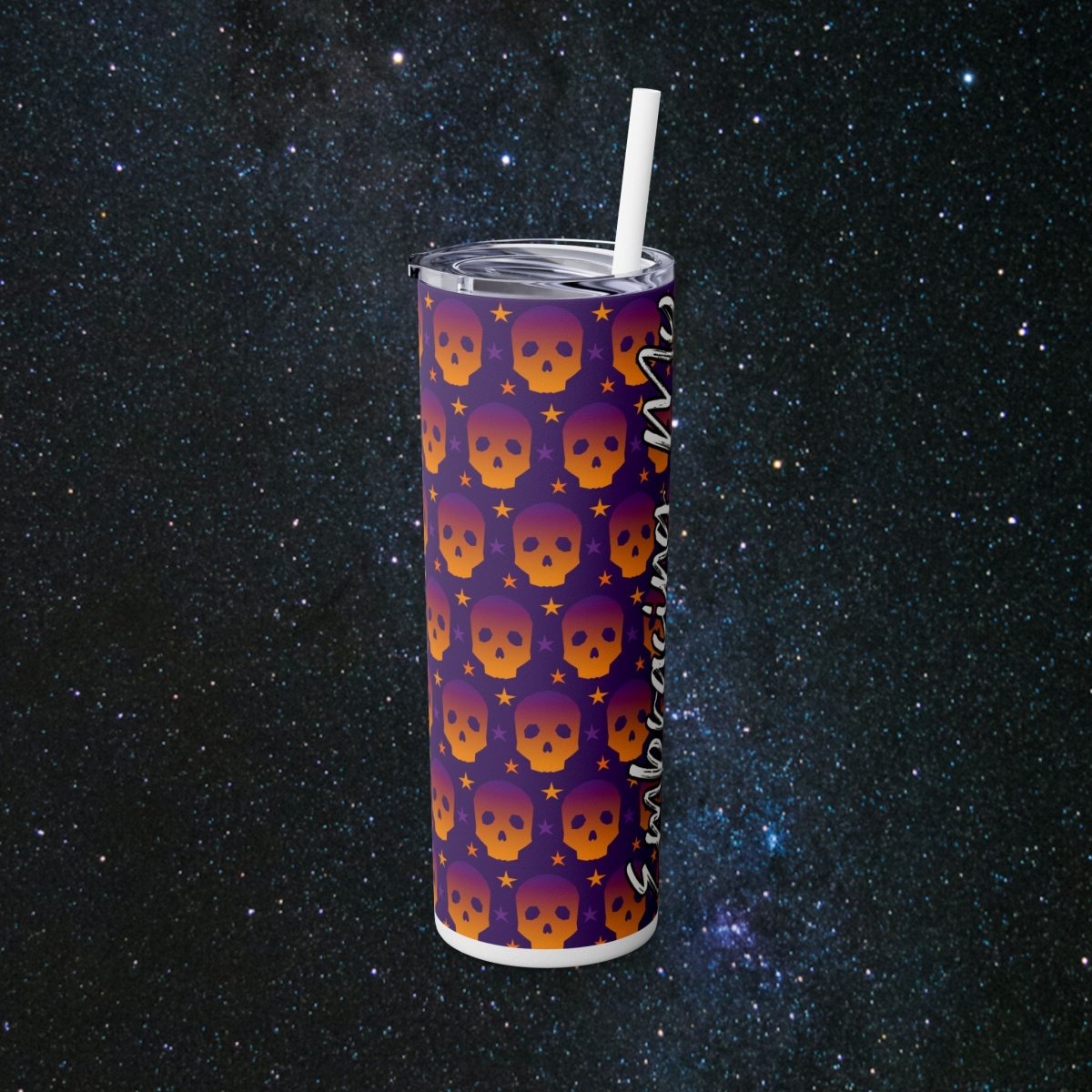 Dark Side Glossy Tumbler - MindLight Apparel - Dark Side Glossy Tumbler - Glossy - White -