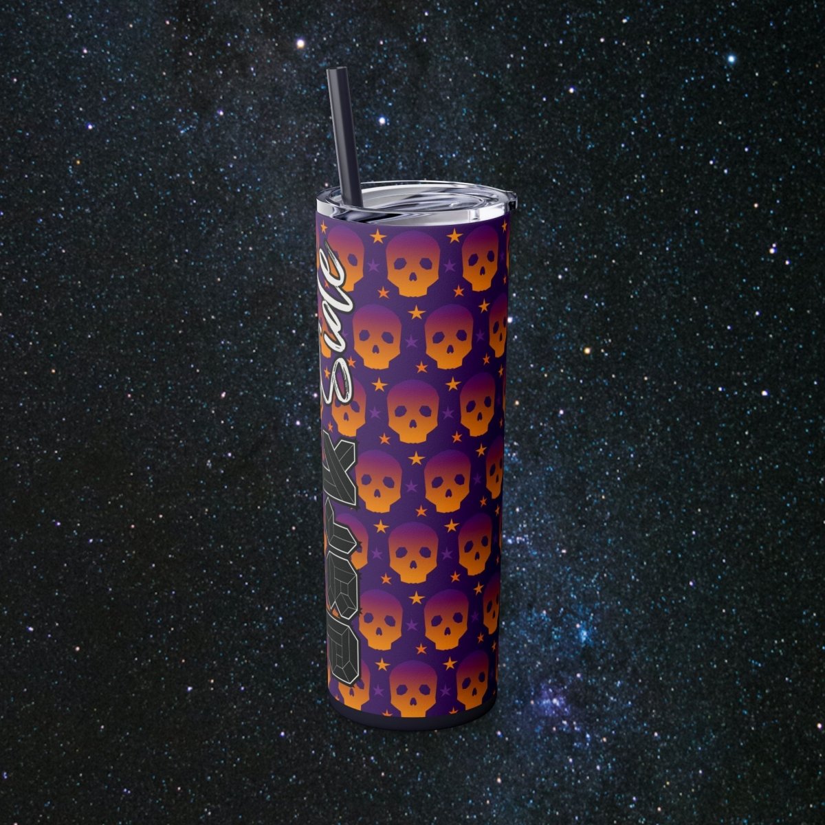 Dark Side Glossy Tumbler - MindLight Apparel - Dark Side Glossy Tumbler - Glossy - White -