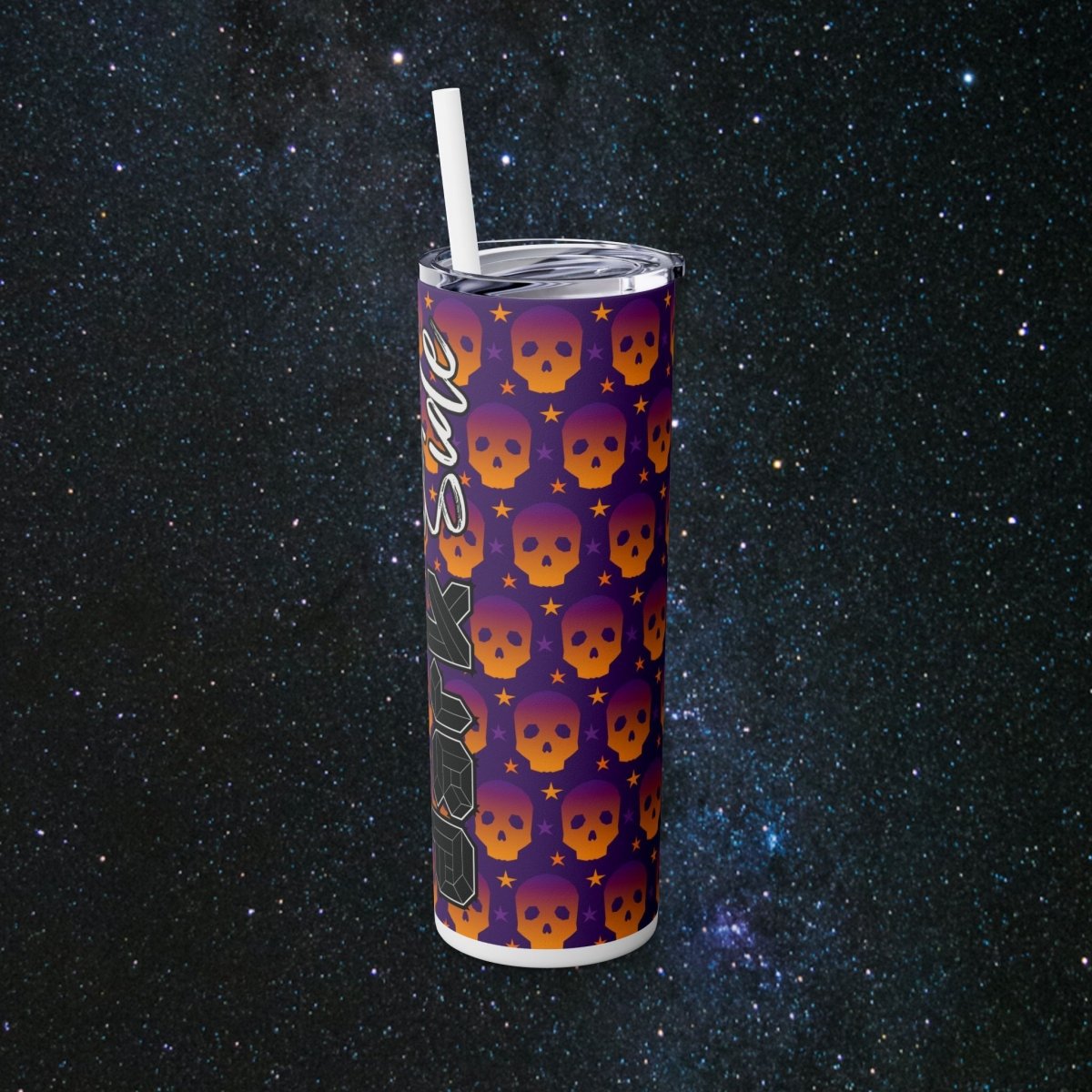 Dark Side Glossy Tumbler - MindLight Apparel - Dark Side Glossy Tumbler - Glossy - White -