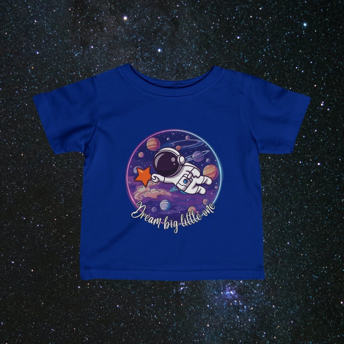 Dream Big Infant Jersey Tee - MindLight Apparel - Dream Big Infant Jersey Tee - Royal - 6M -