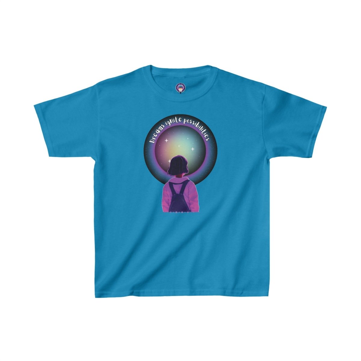 'Dream Big' Possibilities - Kid's Tee - MindLight Apparel - 'Dream Big' Possibilities - Kid's Tee - XS - Sapphire -