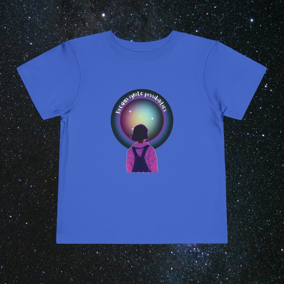 'Dream Big' Possibilities - Toddler Jersey Tee - MindLight Apparel - 'Dream Big' Possibilities - Toddler Jersey Tee - True Royal - 2T -