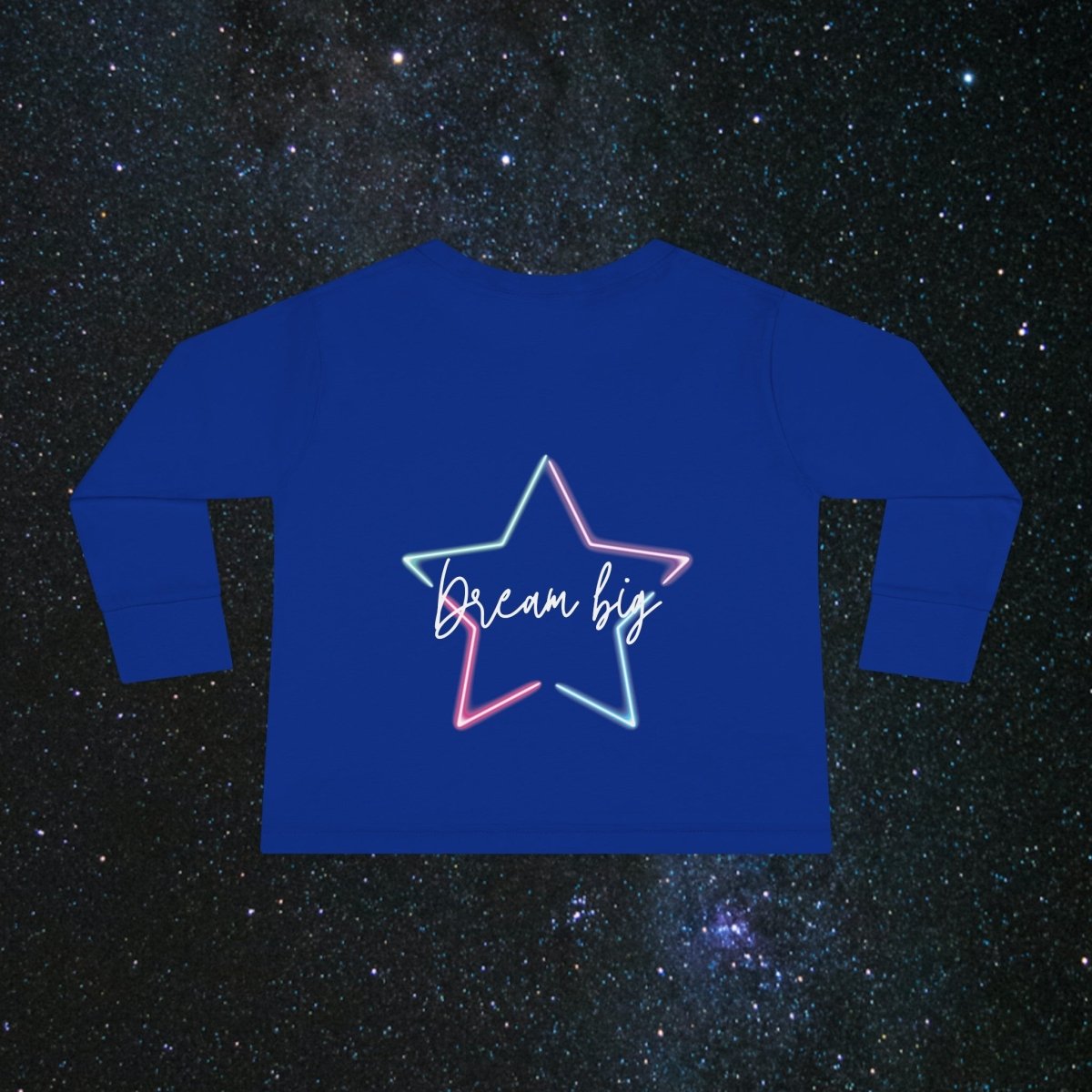 'Dream Big' Possibilities - Toddler Long Sleeve Tee - MindLight Apparel - 'Dream Big' Possibilities - Toddler Long Sleeve Tee - Royal - 2T -