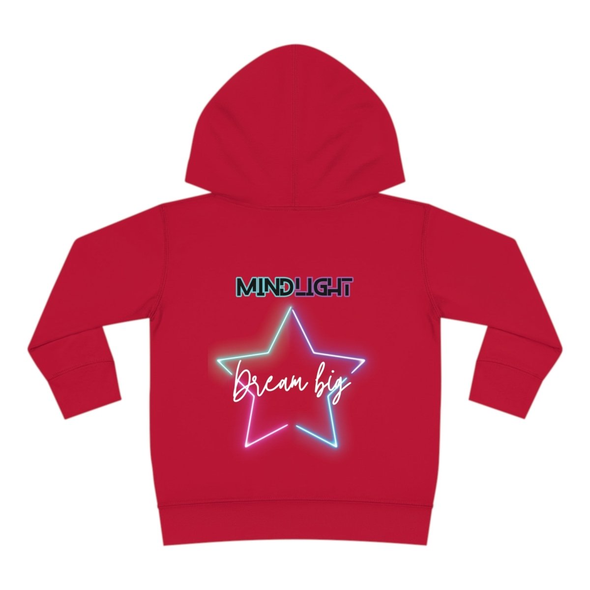 'Dream Big' Possibilities - Toddler Pullover Fleece Hoodie - MindLight Apparel - 'Dream Big' Possibilities - Toddler Pullover Fleece Hoodie - Vintage Smoke - 2T -