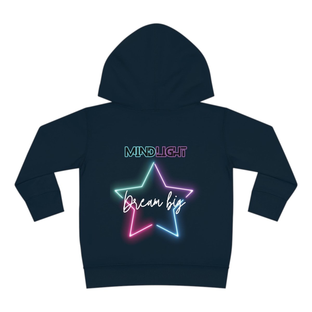'Dream Big' Possibilities - Toddler Pullover Fleece Hoodie - MindLight Apparel - 'Dream Big' Possibilities - Toddler Pullover Fleece Hoodie - Vintage Smoke - 2T -