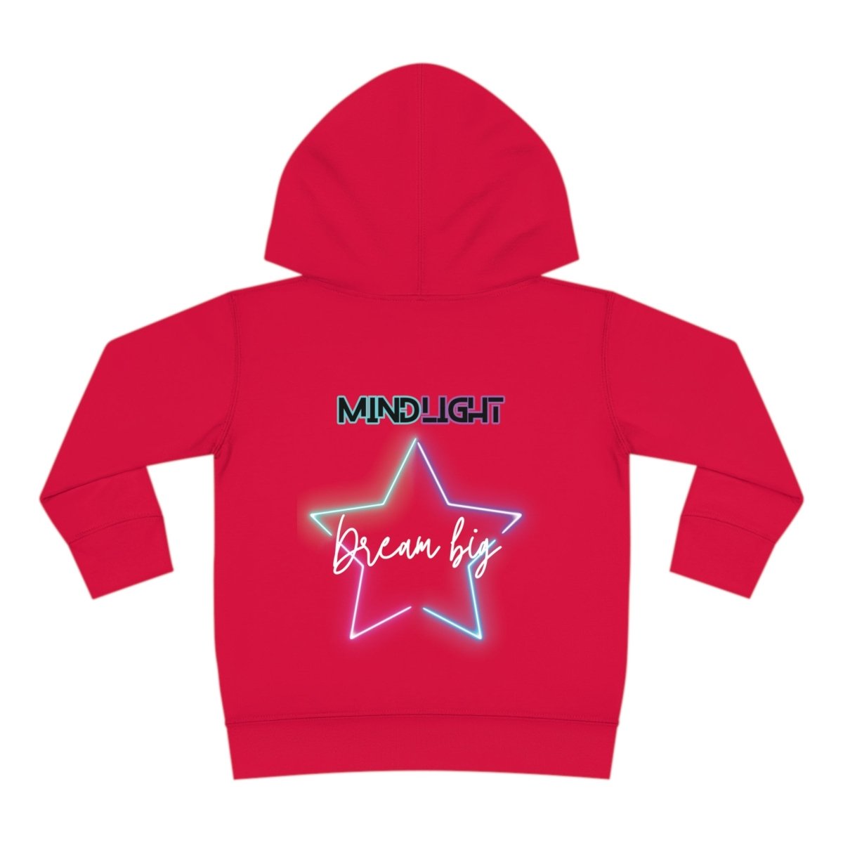 'Dream Big' Possibilities - Toddler Pullover Fleece Hoodie - MindLight Apparel - 'Dream Big' Possibilities - Toddler Pullover Fleece Hoodie - Vintage Smoke - 2T -