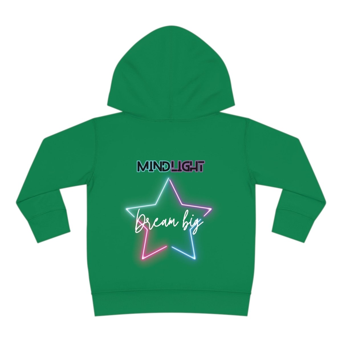 'Dream Big' Possibilities - Toddler Pullover Fleece Hoodie - MindLight Apparel - 'Dream Big' Possibilities - Toddler Pullover Fleece Hoodie - Vintage Smoke - 2T -