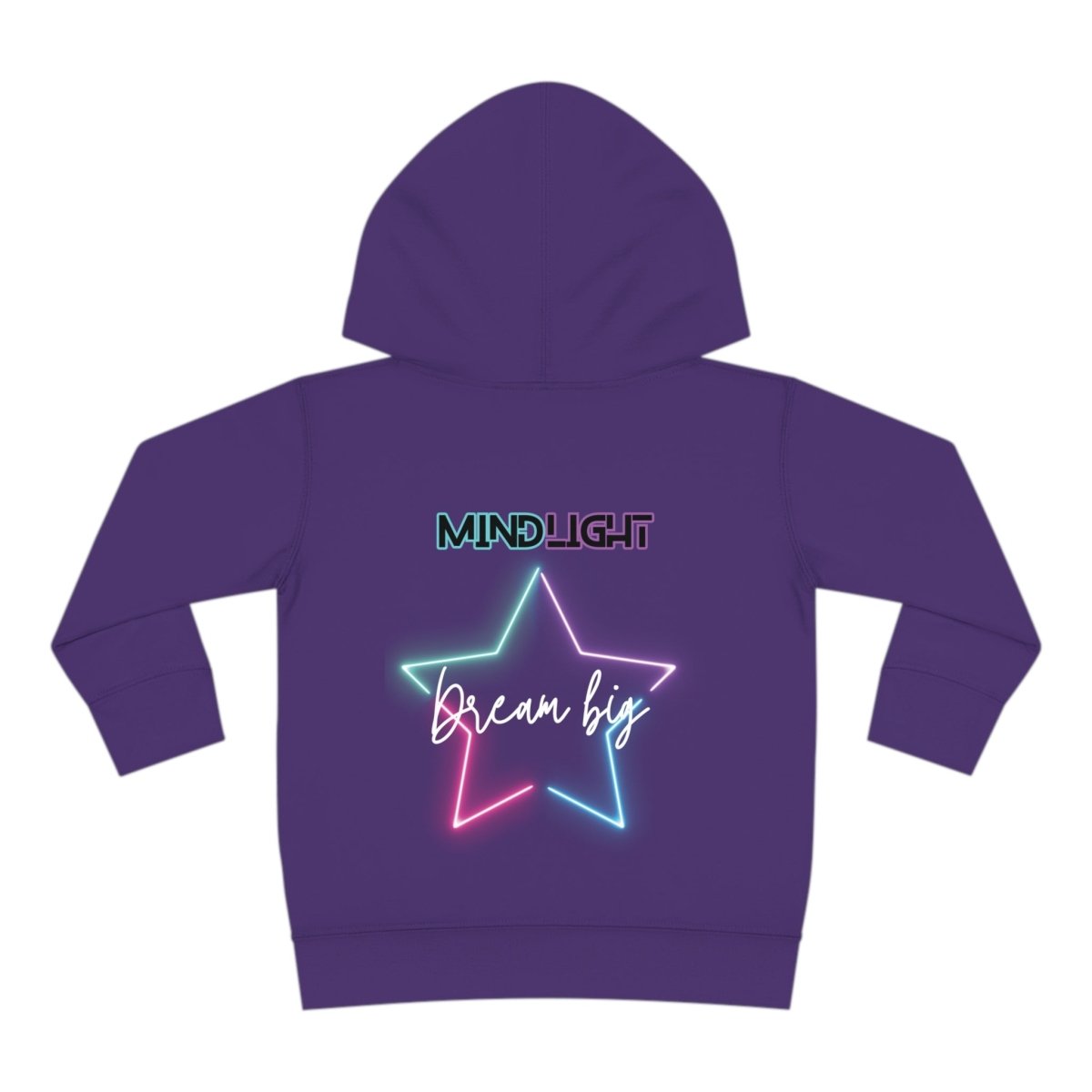 'Dream Big' Possibilities - Toddler Pullover Fleece Hoodie - MindLight Apparel - 'Dream Big' Possibilities - Toddler Pullover Fleece Hoodie - Vintage Smoke - 2T -
