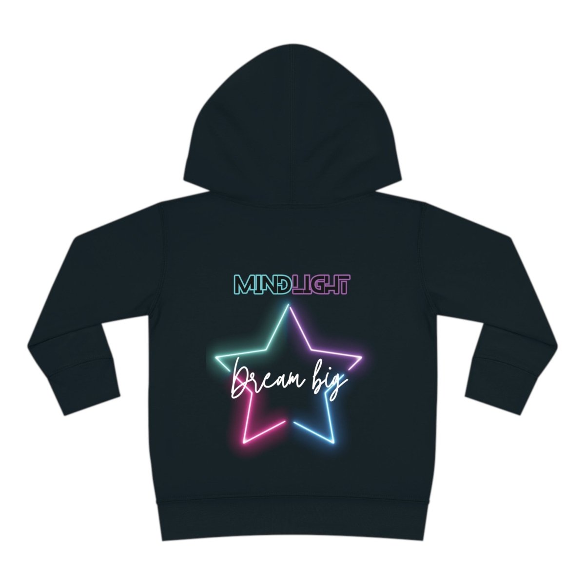 'Dream Big' Possibilities - Toddler Pullover Fleece Hoodie - MindLight Apparel - 'Dream Big' Possibilities - Toddler Pullover Fleece Hoodie - Vintage Smoke - 2T -