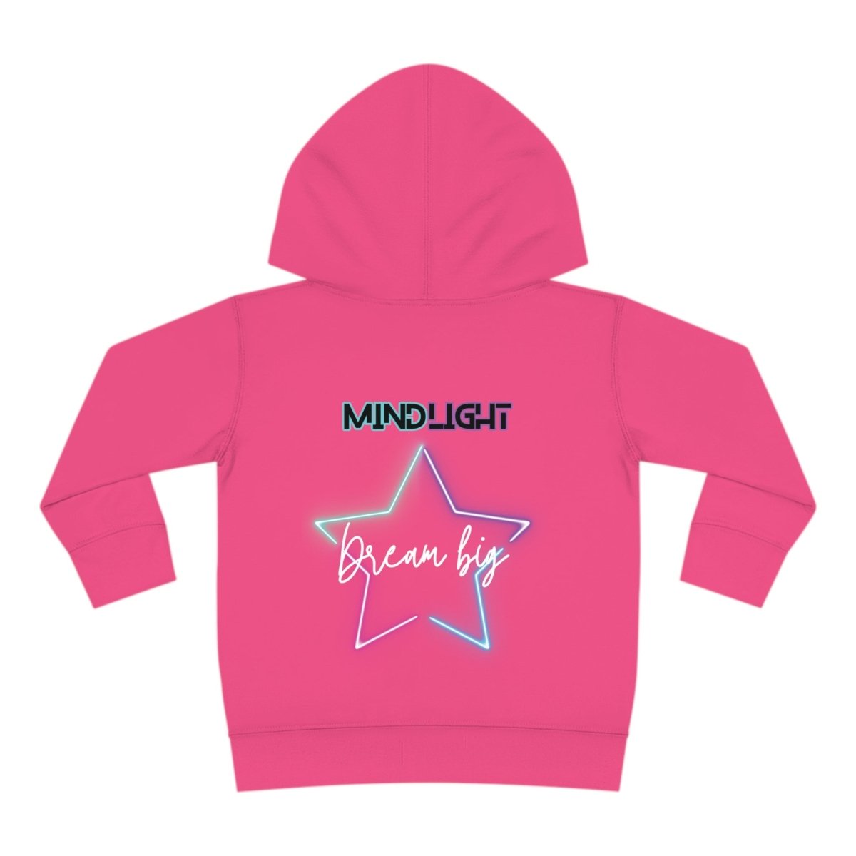 'Dream Big' Possibilities - Toddler Pullover Fleece Hoodie - MindLight Apparel - 'Dream Big' Possibilities - Toddler Pullover Fleece Hoodie - Vintage Smoke - 2T -