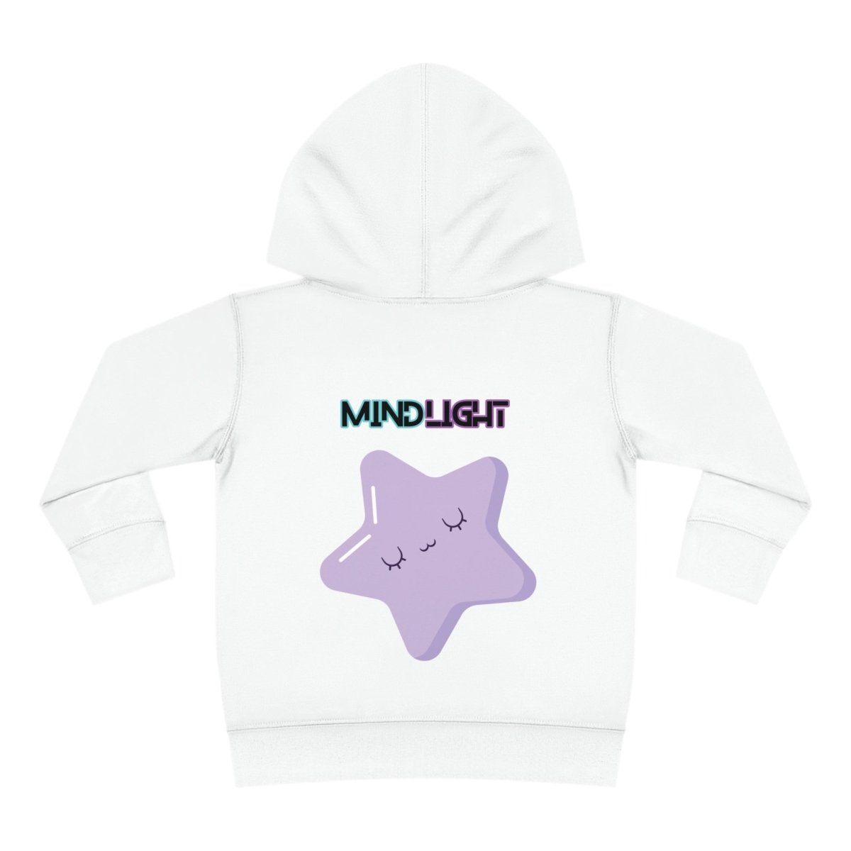 Dream Big Toddler Pullover Fleece Hoodie - MindLight Apparel - Dream Big Toddler Pullover Fleece Hoodie - White - 2T -