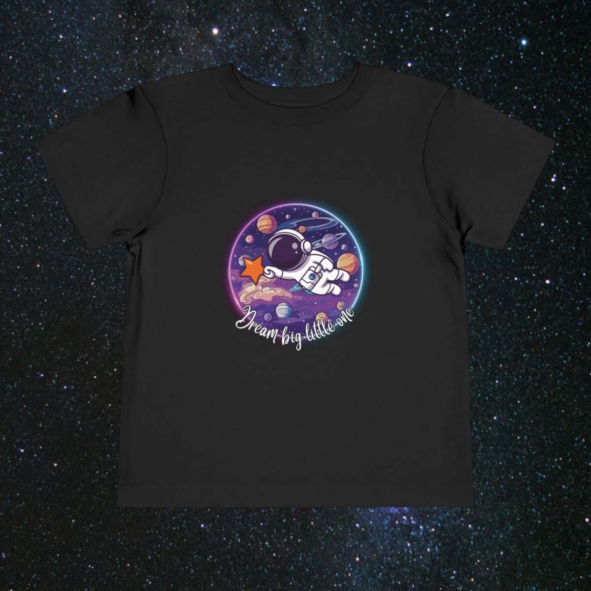 Dream Big Toddler Tee - MindLight Apparel - Dream Big Toddler Tee - Black - 2T -