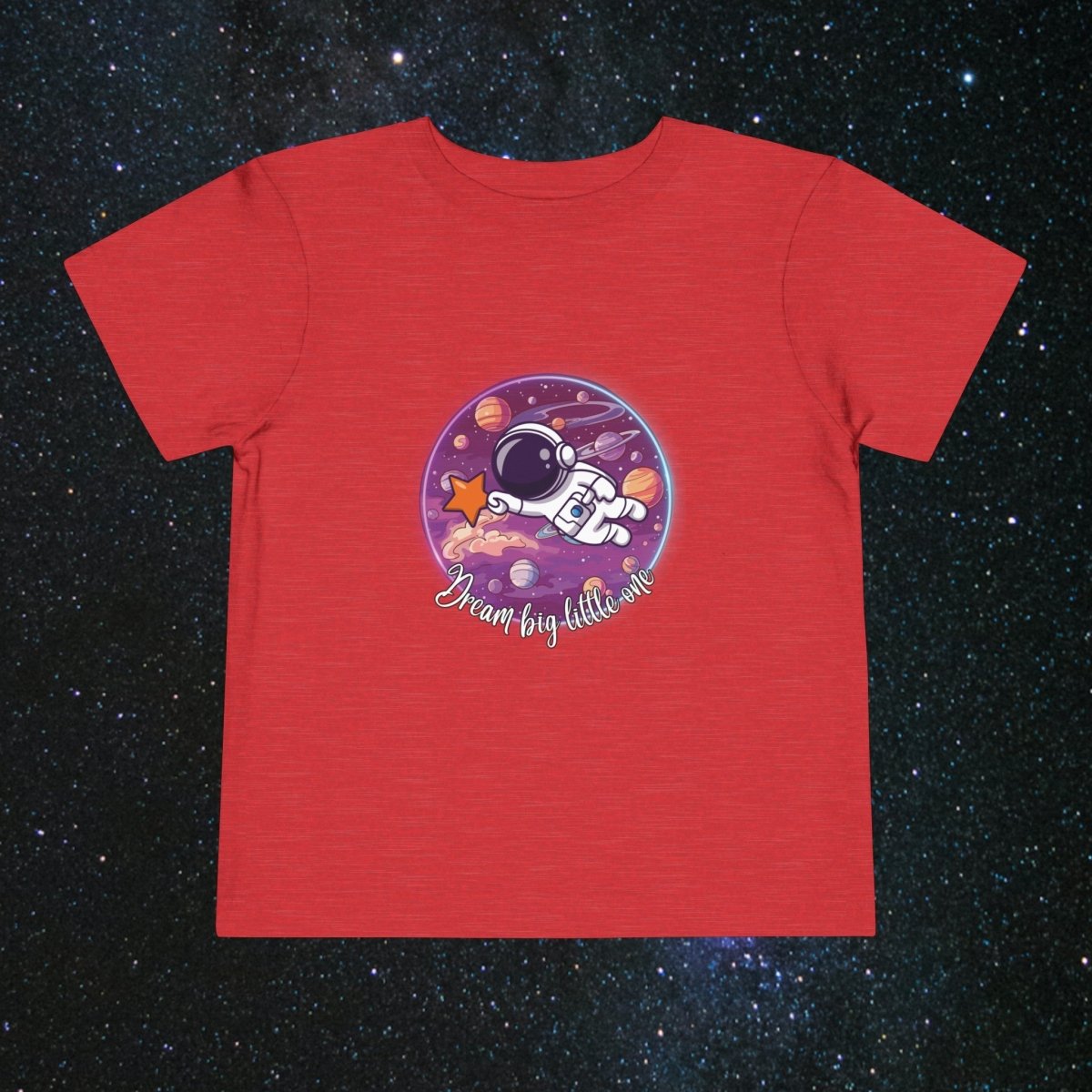 Dream Big Toddler Tee - MindLight Apparel - Dream Big Toddler Tee - Heather Red - 2T -