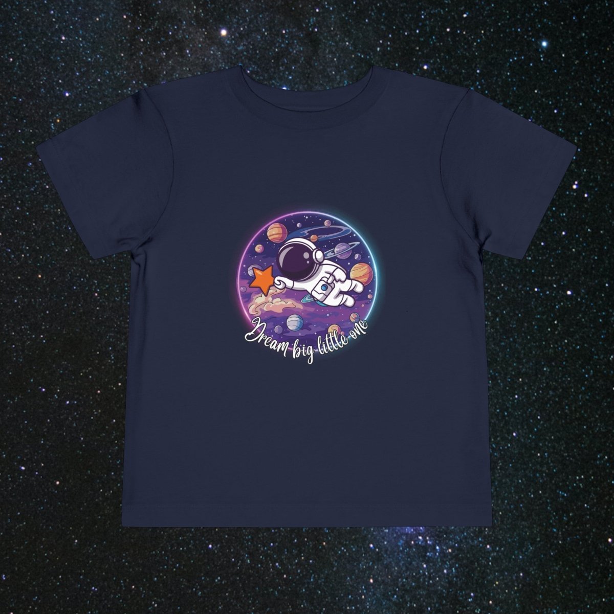 Dream Big Toddler Tee - MindLight Apparel - Dream Big Toddler Tee - Navy - 2T -