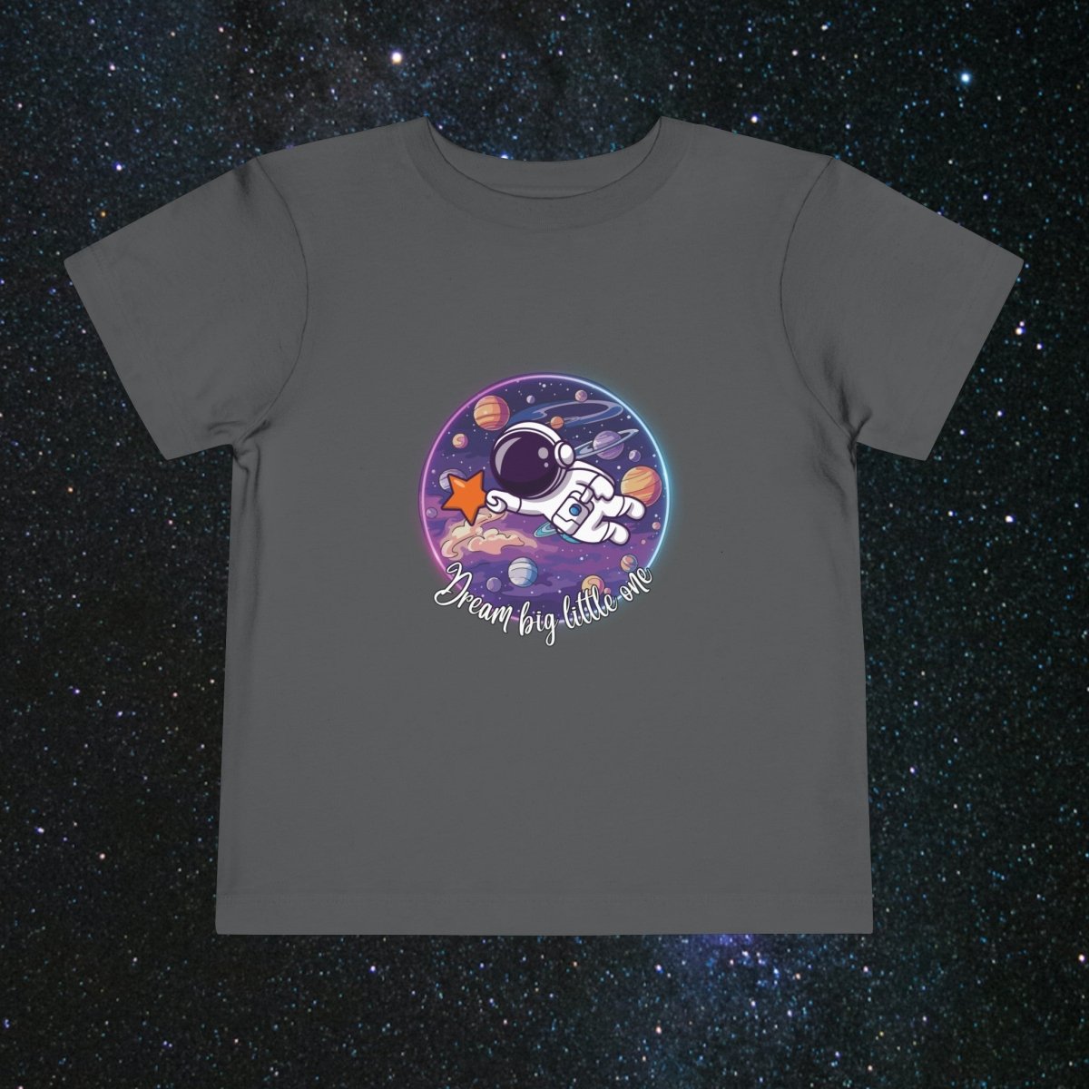 Dream Big Toddler Tee - MindLight Apparel - Dream Big Toddler Tee - Asphalt - 2T -
