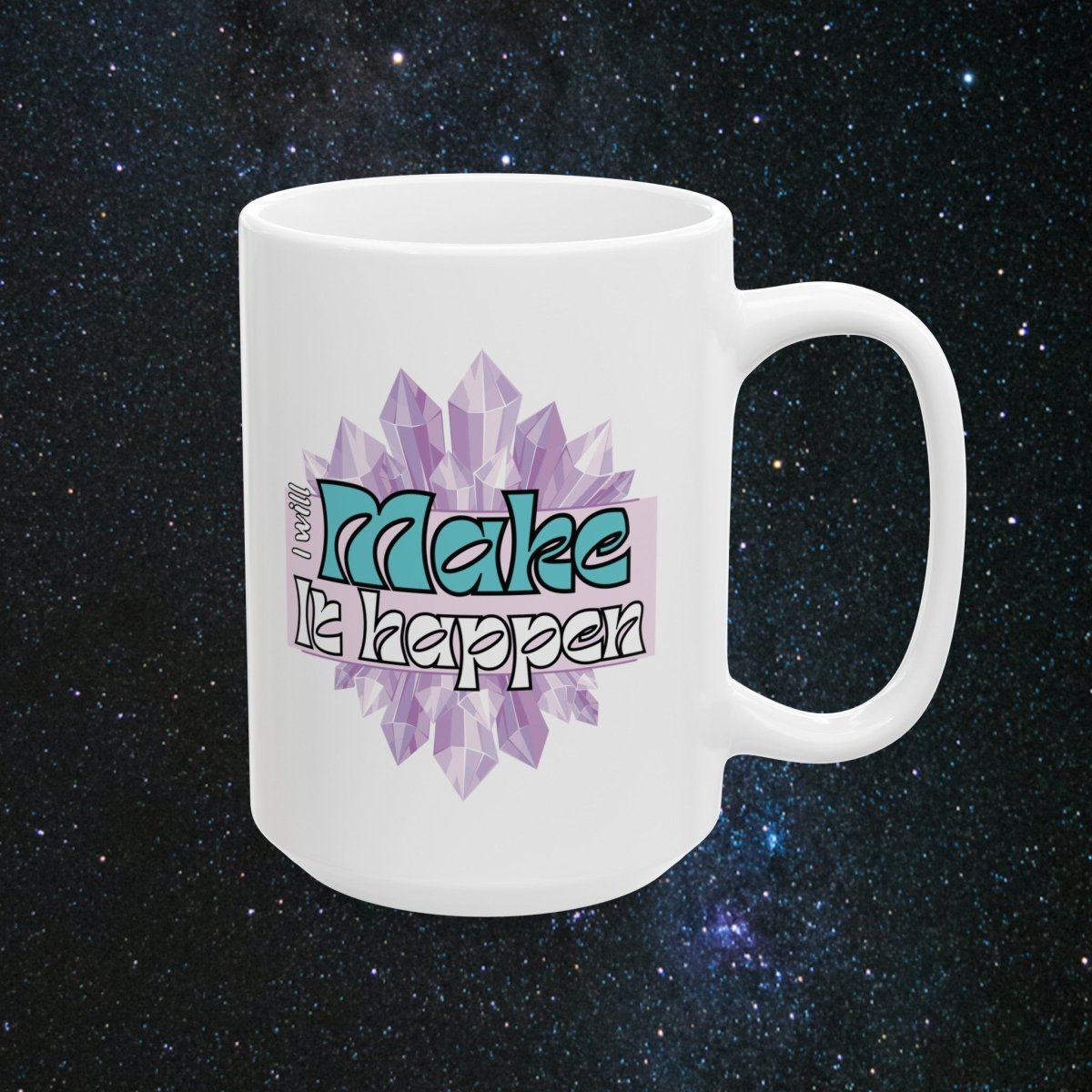 Dreams to Reality Ceramic Mug - MindLight Apparel - Dreams to Reality Ceramic Mug - 15oz - -