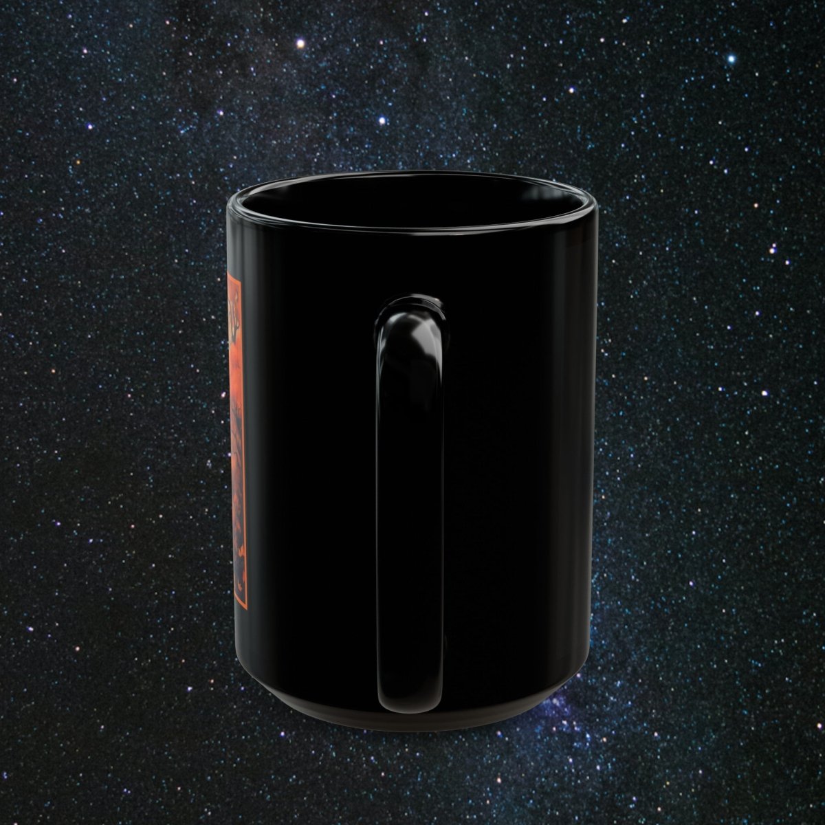 Enchanted Autumn Sanctuary Black Mug - MindLight Apparel - Enchanted Autumn Sanctuary Black Mug - 15oz -