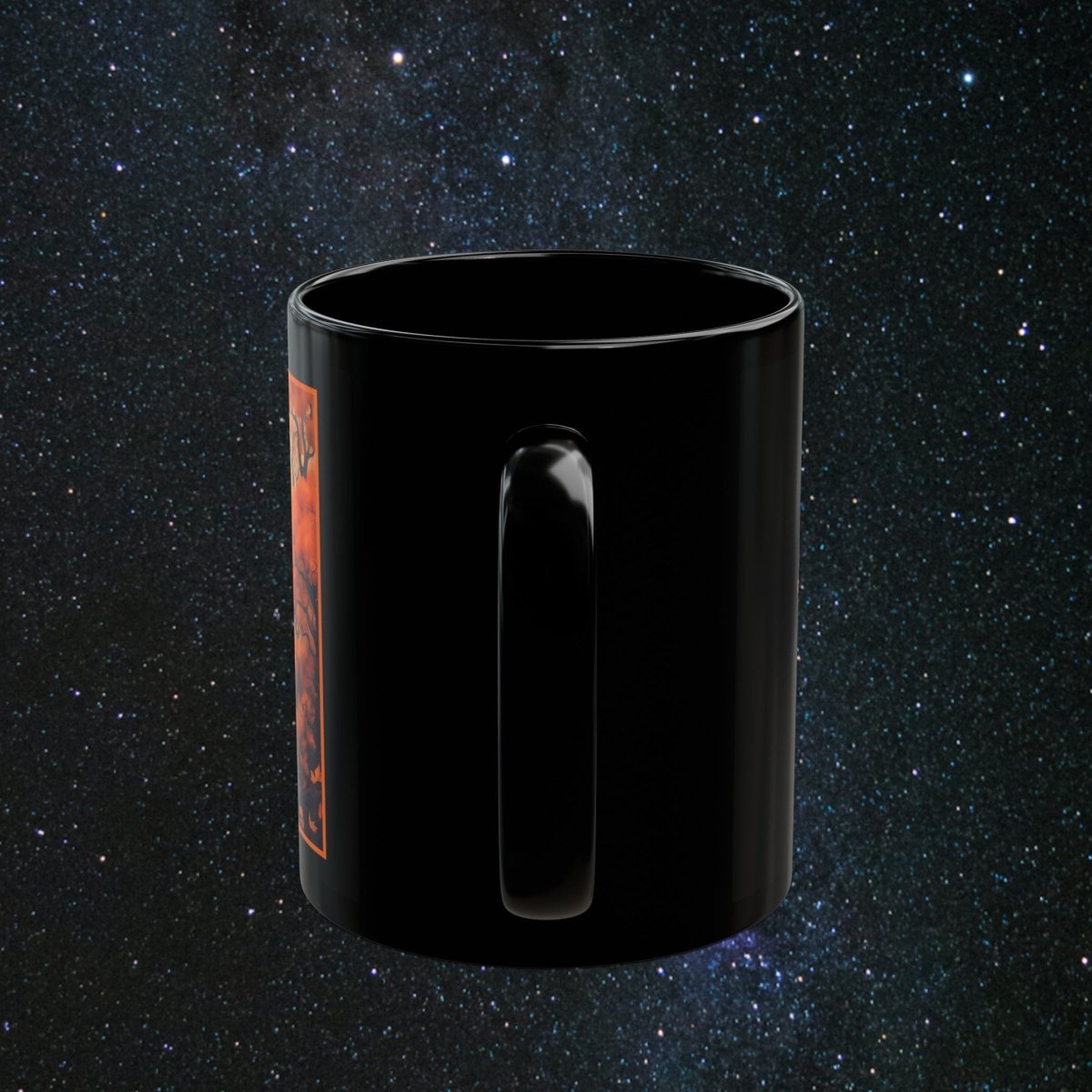 Enchanted Autumn Sanctuary Black Mug - MindLight Apparel - Enchanted Autumn Sanctuary Black Mug - 15oz -