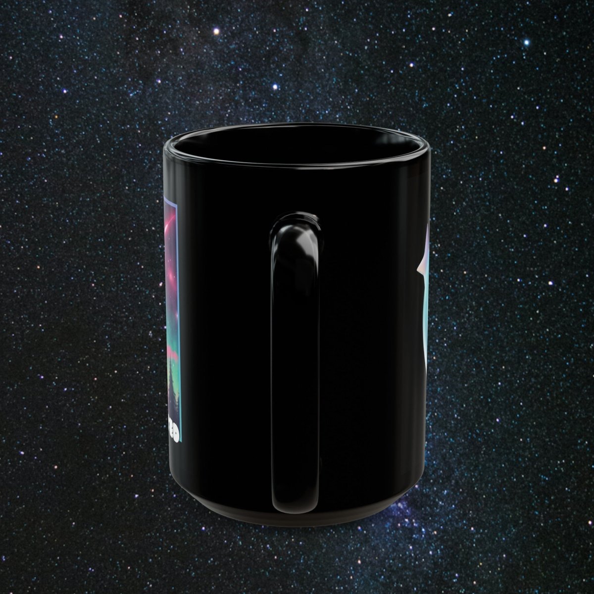 Enchanted Unicorn Radiance Black Mug - MindLight Apparel - Enchanted Unicorn Radiance Black Mug - 15oz - -