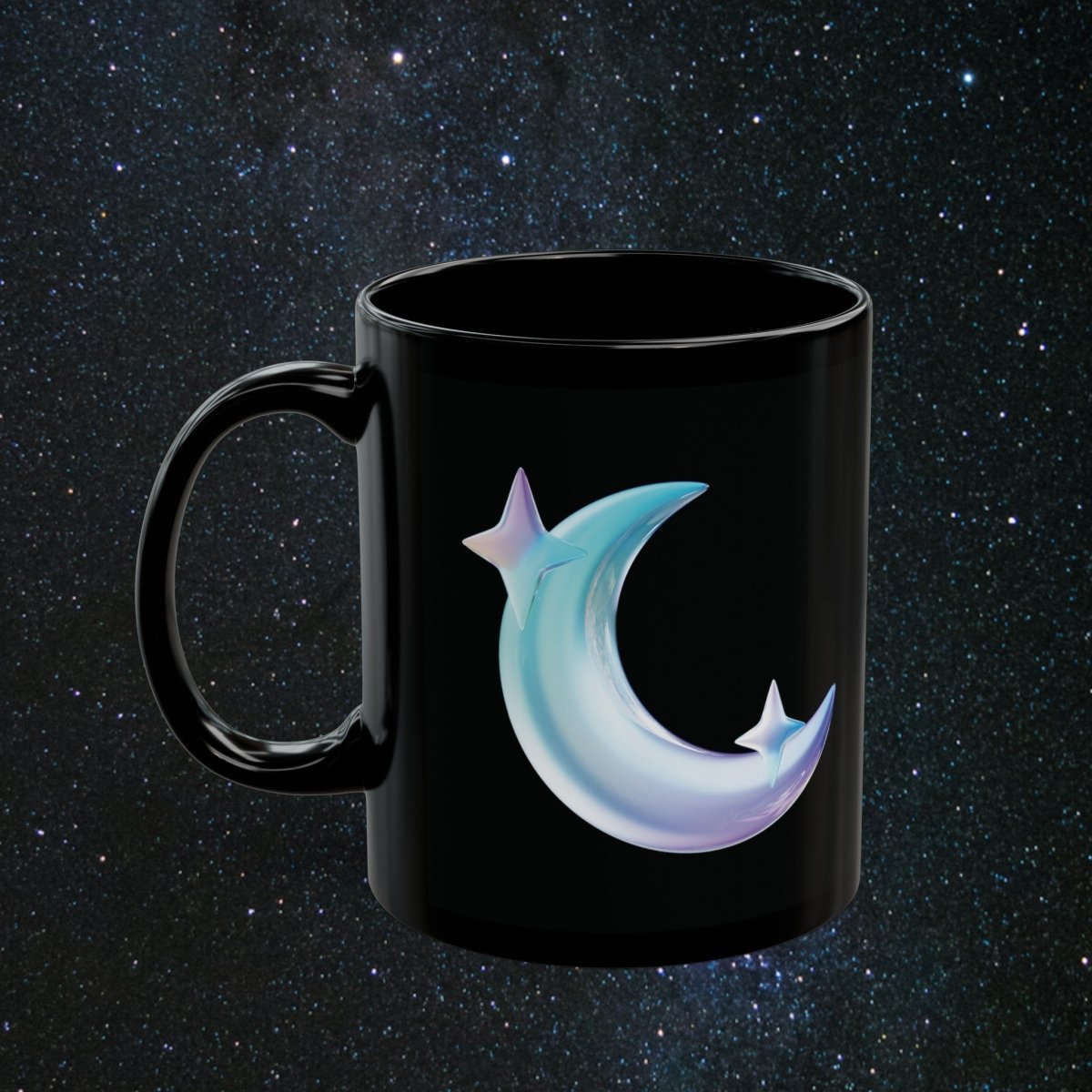 Enchanted Unicorn Radiance Black Mug - MindLight Apparel - Enchanted Unicorn Radiance Black Mug - 15oz - -