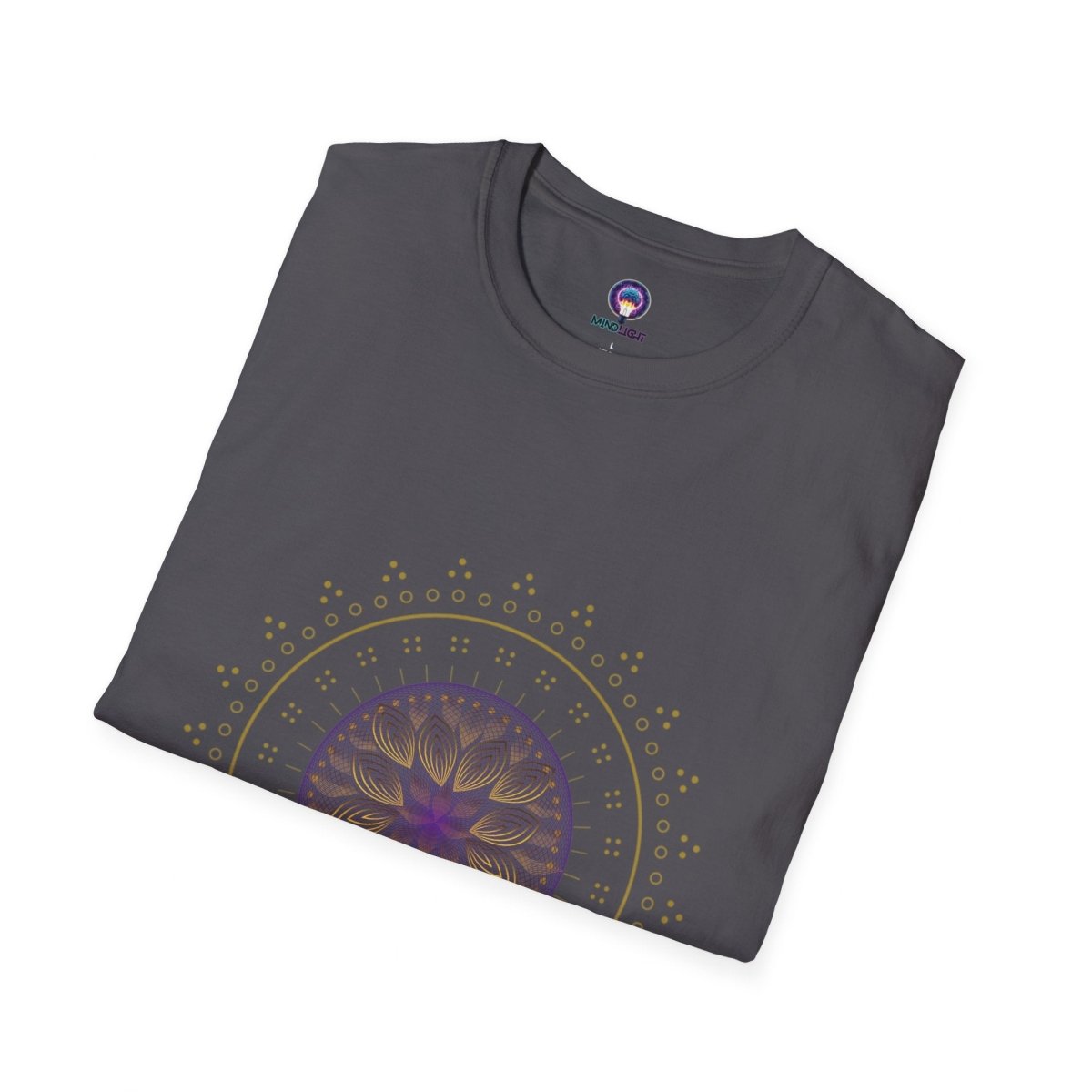 Ethereal Harmony Unisex Softstyle T - Shirt - MindLight Apparel - Ethereal Harmony Unisex Softstyle T - Shirt - Maroon - S -