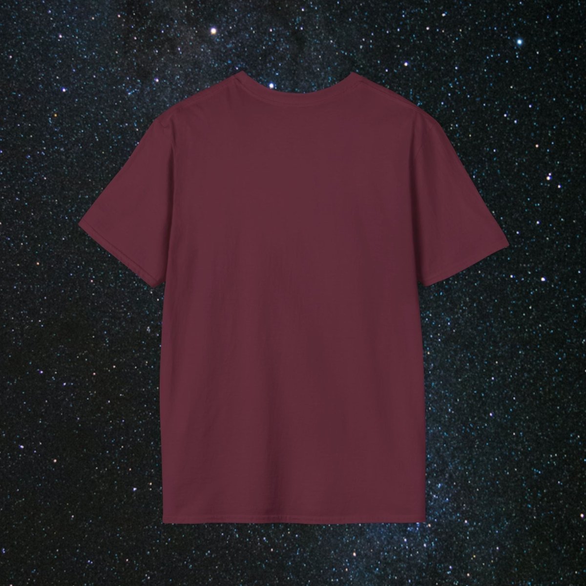 Ethereal Harmony Unisex Softstyle T - Shirt - MindLight Apparel - Ethereal Harmony Unisex Softstyle T - Shirt - Maroon - S -