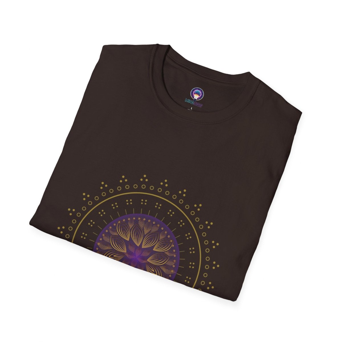 Ethereal Harmony Unisex Softstyle T - Shirt - MindLight Apparel - Ethereal Harmony Unisex Softstyle T - Shirt - Maroon - S -