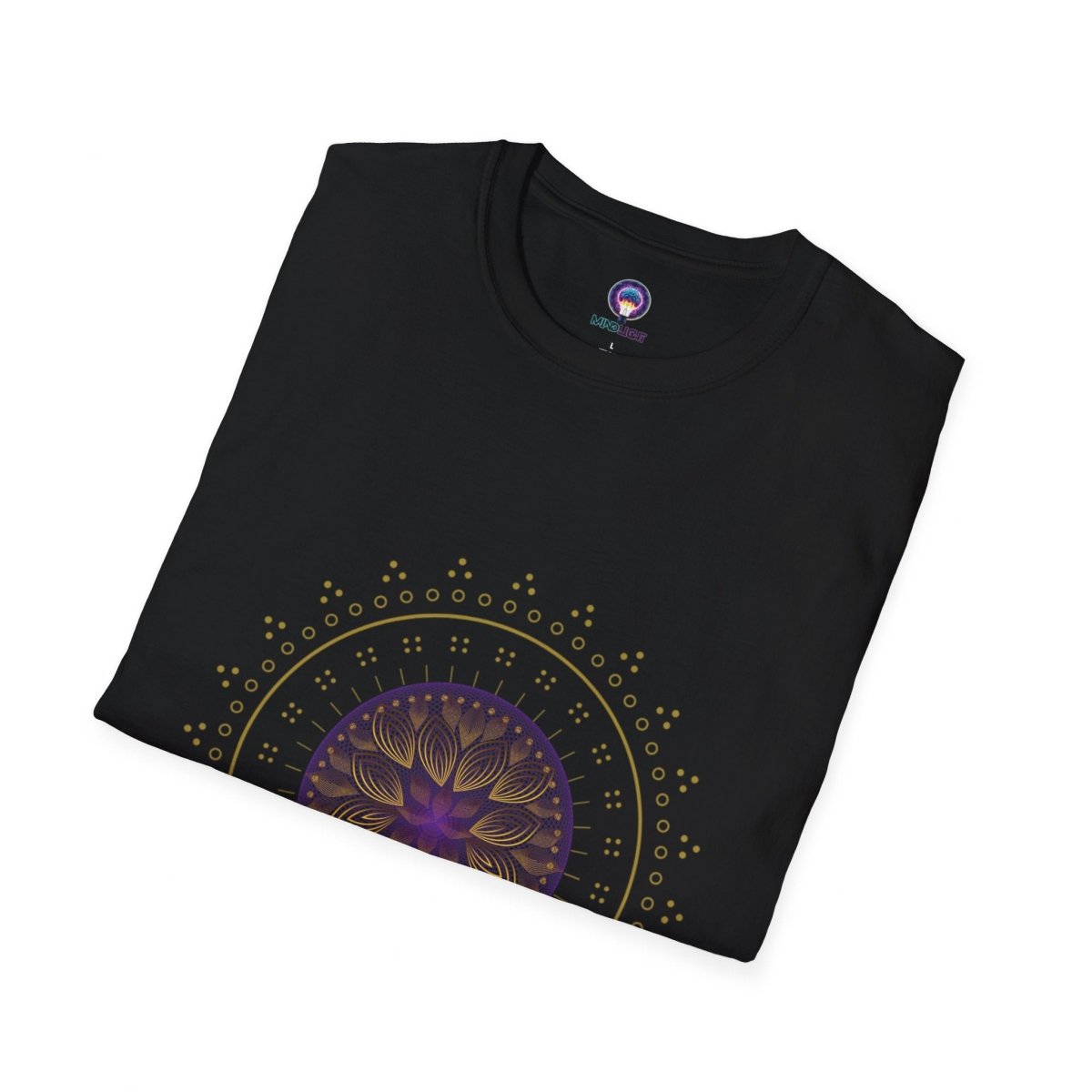 Ethereal Harmony Unisex Softstyle T - Shirt - MindLight Apparel - Ethereal Harmony Unisex Softstyle T - Shirt - Maroon - S -
