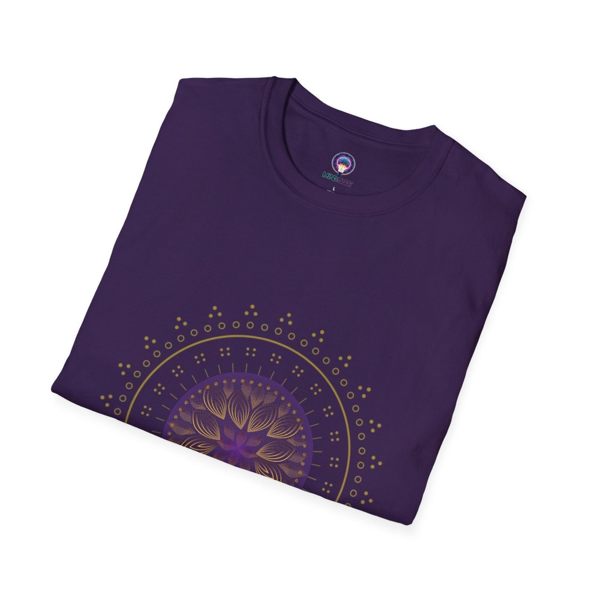 Ethereal Harmony Unisex Softstyle T - Shirt - MindLight Apparel - Ethereal Harmony Unisex Softstyle T - Shirt - Maroon - S -