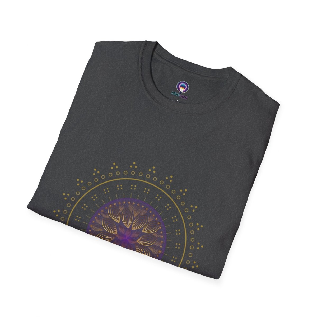 Ethereal Harmony Unisex Softstyle T - Shirt - MindLight Apparel - Ethereal Harmony Unisex Softstyle T - Shirt - Maroon - S -